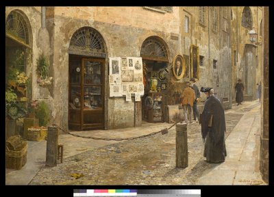 Via San Bernardino alle Ossa em Milão, Itália, 1912 de Arturo Ferrari