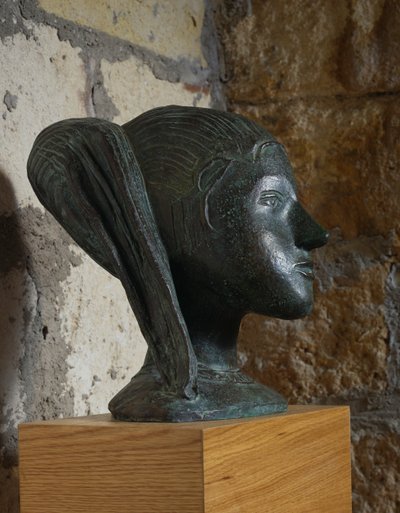 Cabeça de uma rapariga de Arturo Martini