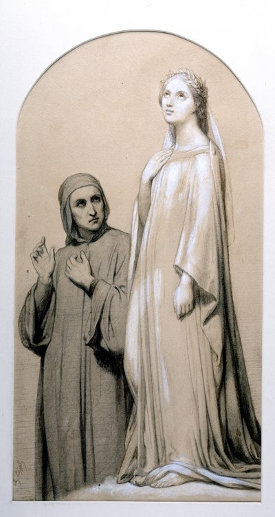 Dante e Beatriz de Ary Scheffer