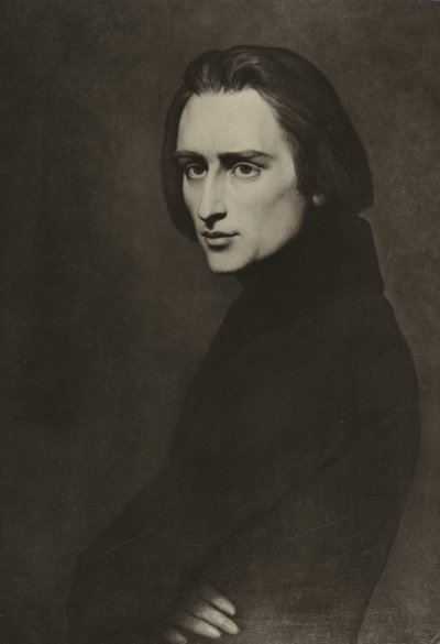 Franz Liszt, compositor húngaro de Ary Scheffer