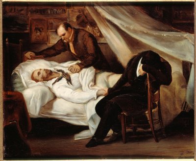 A morte de Géricault de Ary Scheffer