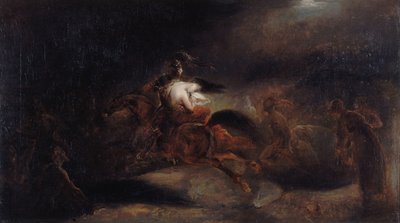 Lenore. Os mortos viajam rápido, c. 1830. de Ary Scheffer