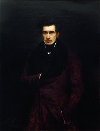 Retrato de Armand Carrel 1800-1836, 1833. de Ary Scheffer