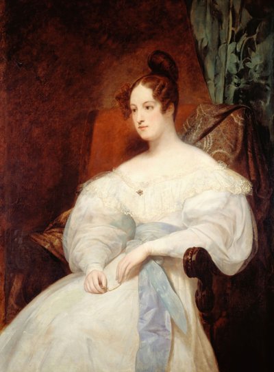 Retrato da princesa Luísa de Orleães 1812-1850, 1833. de Ary Scheffer