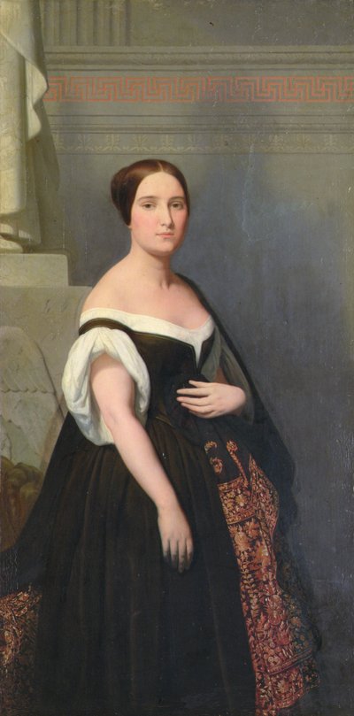 Princesa Mathilde (1820-1904) (óleo sobre tela) de Ary Scheffer