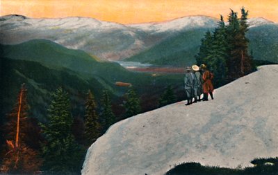 Olhando para baixo do Monte Rainier, c1916 de Asahel Curtis