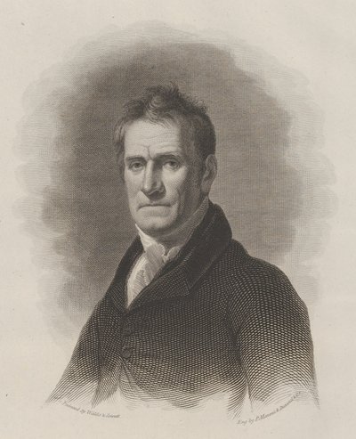 Cadwallader David Colden, prefeito da cidade de Nova York, ca. 1825 de Asher Brown Durand