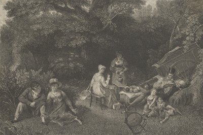 Partido Gipseying, c. 1830. de Asher Brown Durand