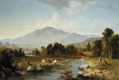 Ponto alto: Montanhas Shandaken, 1853. de Asher Brown Durand