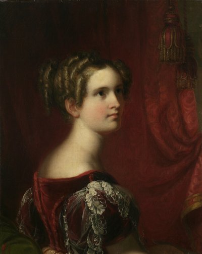 Cabeça ideal: uma sugestão da vida, 1836 de Asher Brown Durand
