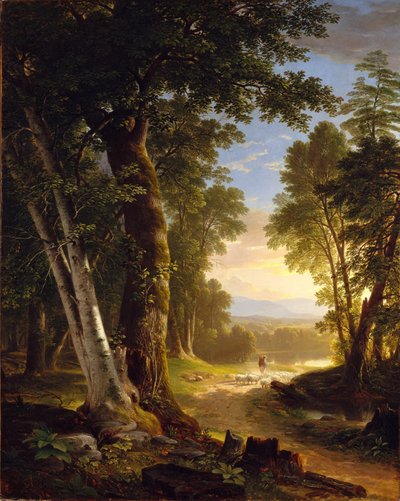As faias, 1845 de Asher Brown Durand