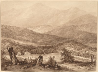 Montanhas Brancas (?) de Asher Brown Durand