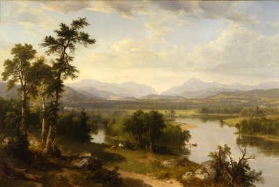 White Mountains (Gebirge em New Hampshire), Frankonia-Tal.  de Asher Brown Durand