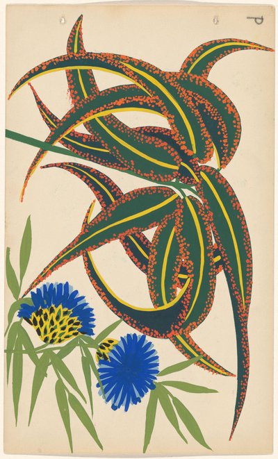 Desenho de Bordado de Flores de Atelier Martine