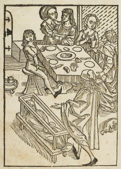 Uma advertência muito sincera contra o falso amor deste mundo - 1 de attributed to Albrecht Dürer
