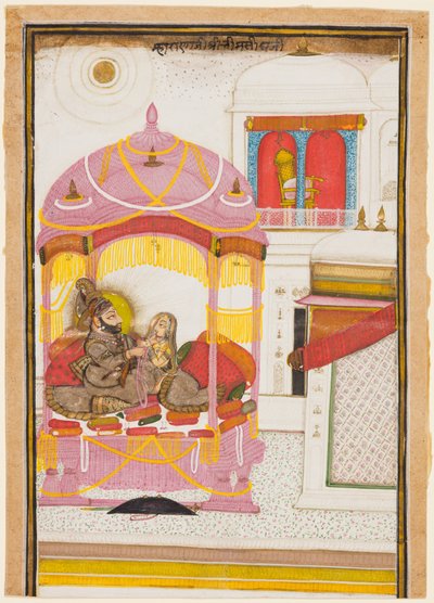 Rana Bhim Singh e Consorte de attributed to Chokha
