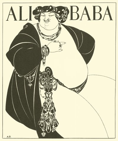 Ali Baba (litografia) de Aubrey (after) Beardsley