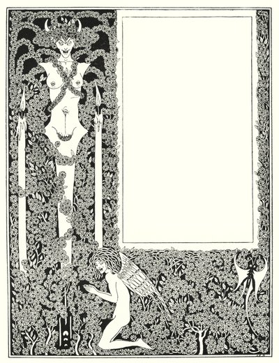 Design para a página de título de "Salomé" (gravura) de Aubrey (after) Beardsley