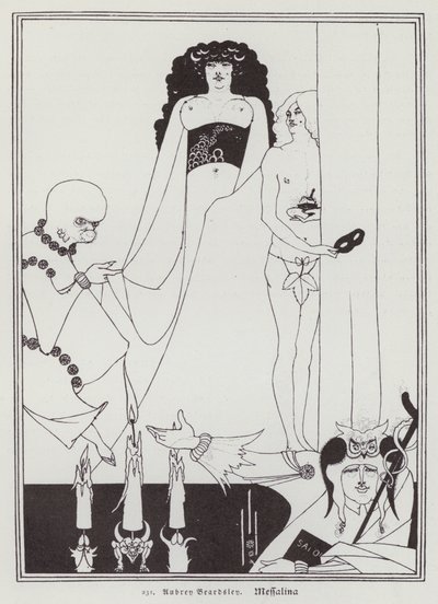 Messalina (litho) de Aubrey (after) Beardsley