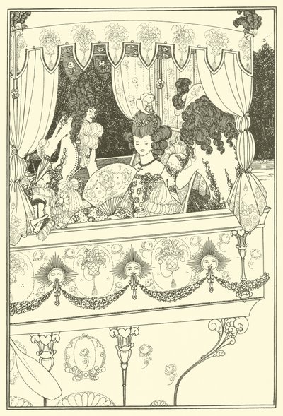 A Batelão (litografia) de Aubrey (after) Beardsley