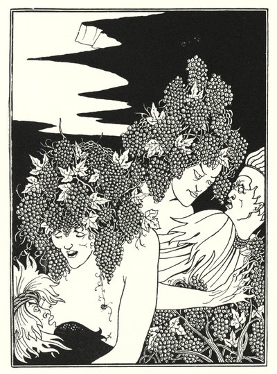 A Laço do Vintage (gravura) de Aubrey (after) Beardsley