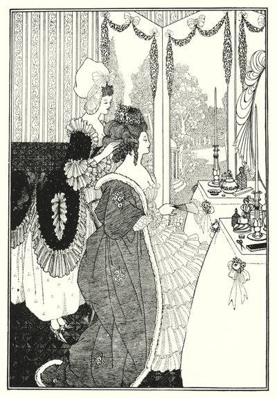 A casa de banho (gravura) de Aubrey (after) Beardsley