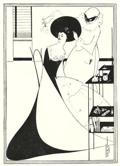 A Toilette de Salomé (gravura) de Aubrey (after) Beardsley
