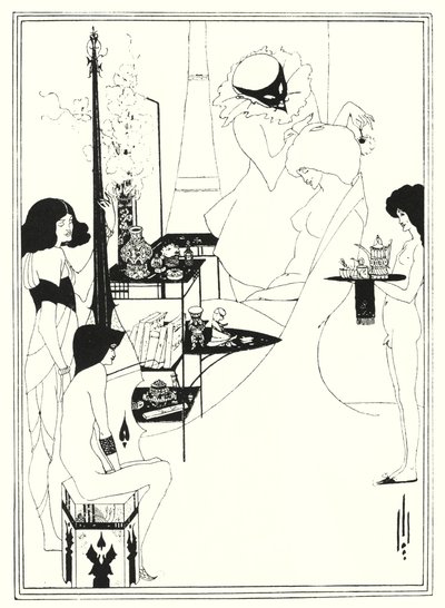 A Toilette de Salomé (gravura) de Aubrey (after) Beardsley