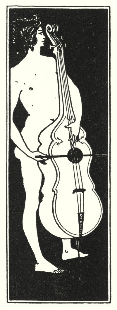 Adorno de página de título (gravura) de Aubrey (after) Beardsley