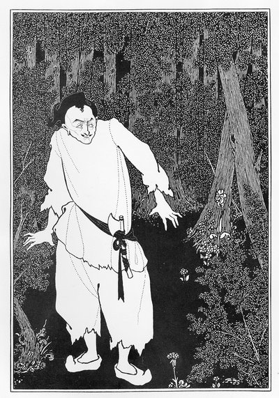 Ali Baba na floresta, 1897 de Aubrey Beardsley