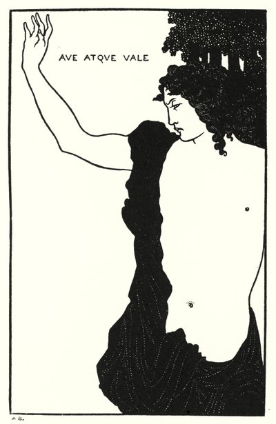 Queen Of A, logo, Catulo, Carmen Ci de Aubrey Beardsley