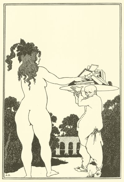 Prato de livro de Aubrey Beardsley