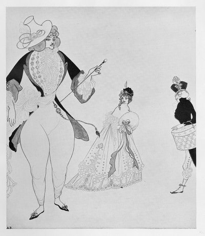 D&39;Albert em busca de seus ideais, 1897 de Aubrey Beardsley