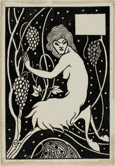 Estudo Decorativo: Sátiro de Aubrey Beardsley