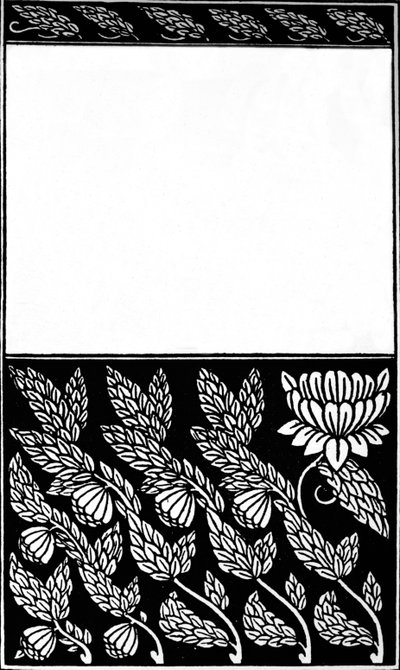 Design para a capa da falha de Nobodys, 1914 de Aubrey Beardsley