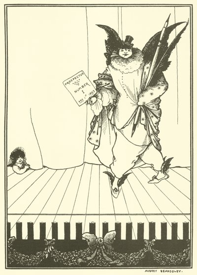 Design para o Prospecto do Savoy de Aubrey Beardsley