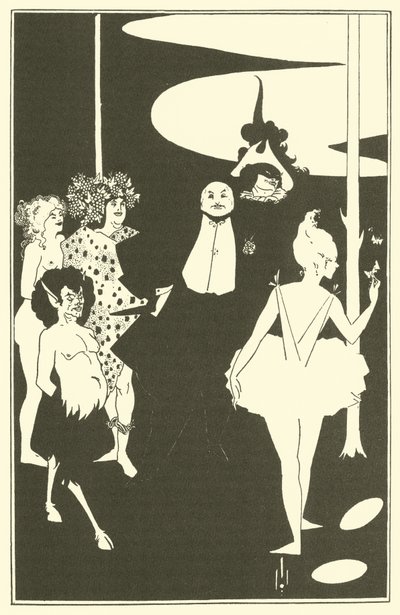 Frontispiece, jogos por John Davidson, 1893 de Aubrey Beardsley
