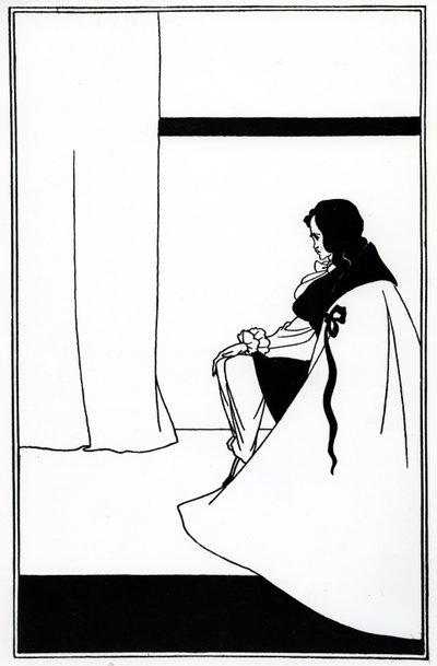 Ilustração para &39;A Queda da Casa de Usher&39;, de Edgar Allan Poe, 1894 de Aubrey Beardsley