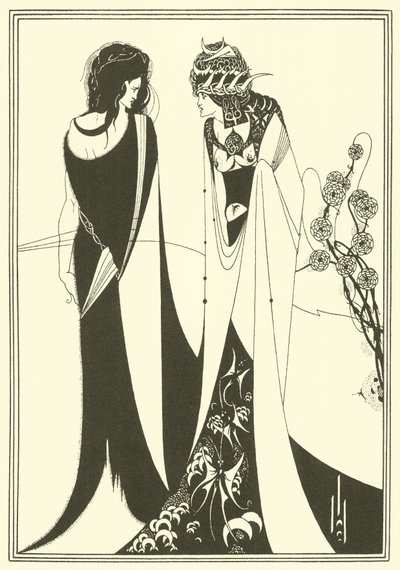 João e Salomé de Aubrey Beardsley