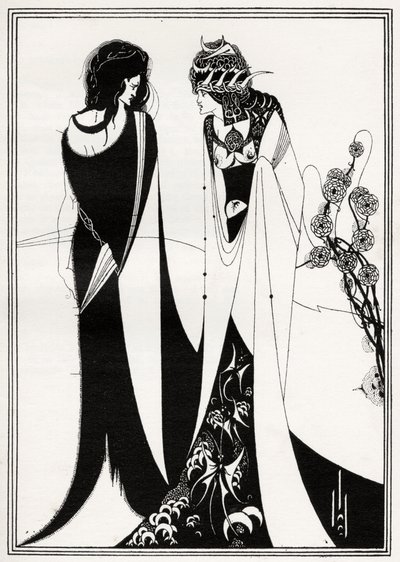 João e Salomé de Aubrey Beardsley