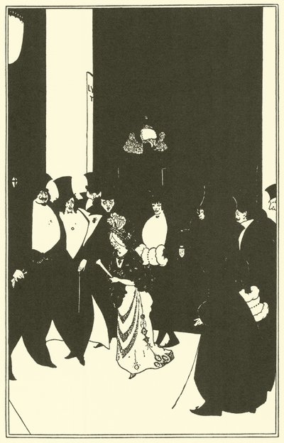 Lady Golds Escort de Aubrey Beardsley