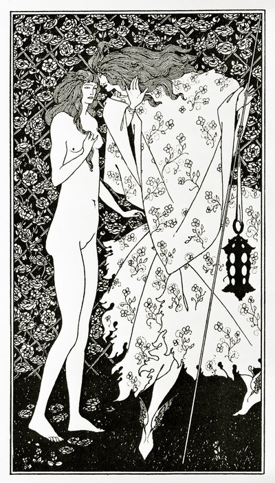 O misterioso jardim da rosa, c.1894 de Aubrey Beardsley