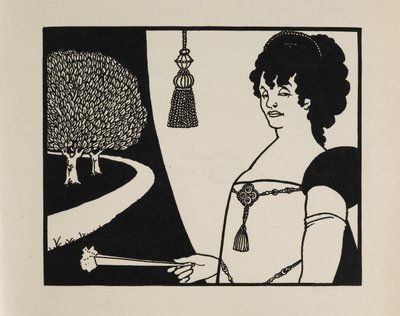 Madame Rejane, de um livro de cinquenta desenhos de Aubrey Beardsley
