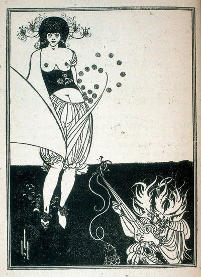 Salomé, ilustração da peça escrita por Oscar Wilde de Aubrey Beardsley