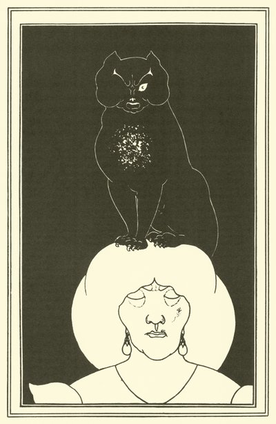 O gato preto de Aubrey Beardsley