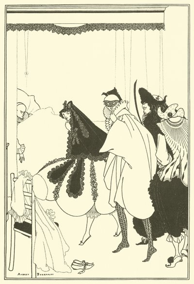 A morte do pierrô de Aubrey Beardsley