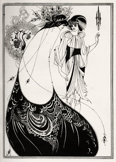 A Saia do Pavão de Aubrey Beardsley