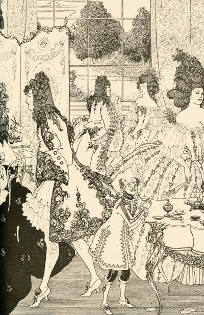 A violação da fechadura, 1896, 1928. de Aubrey Beardsley