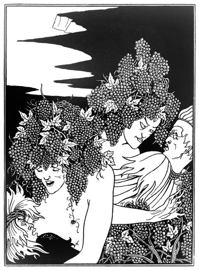 "A armadilha do vintage", 1894 de Aubrey Beardsley