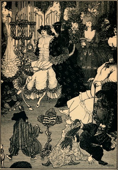 O banheiro de Helen, década de 1890, 1935. de Aubrey Beardsley